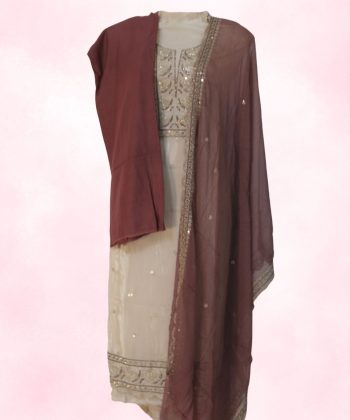 organza-partywear-unstitched-suit-maroon-bottom